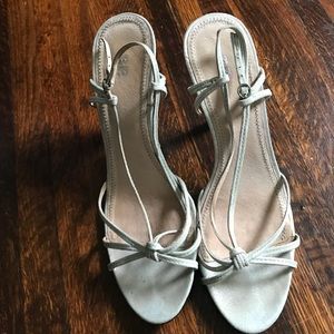 BP ‘Dazzle’ soft silver dress shoes women size 9